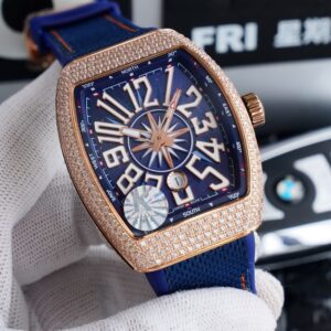 Franck Muller Vanguard Yachting Iced out Watch
