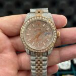 Rolex Datejust Iced out super clone watch