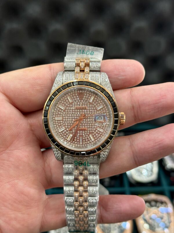 Rolex Datejust Iced out super clone watch