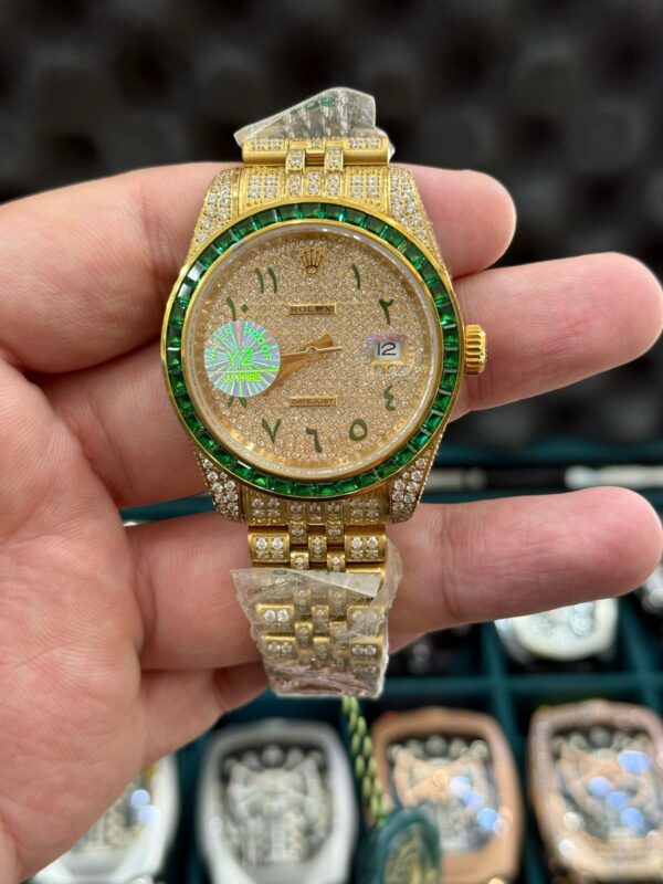 Rolex Datejust Iced out super clone watch
