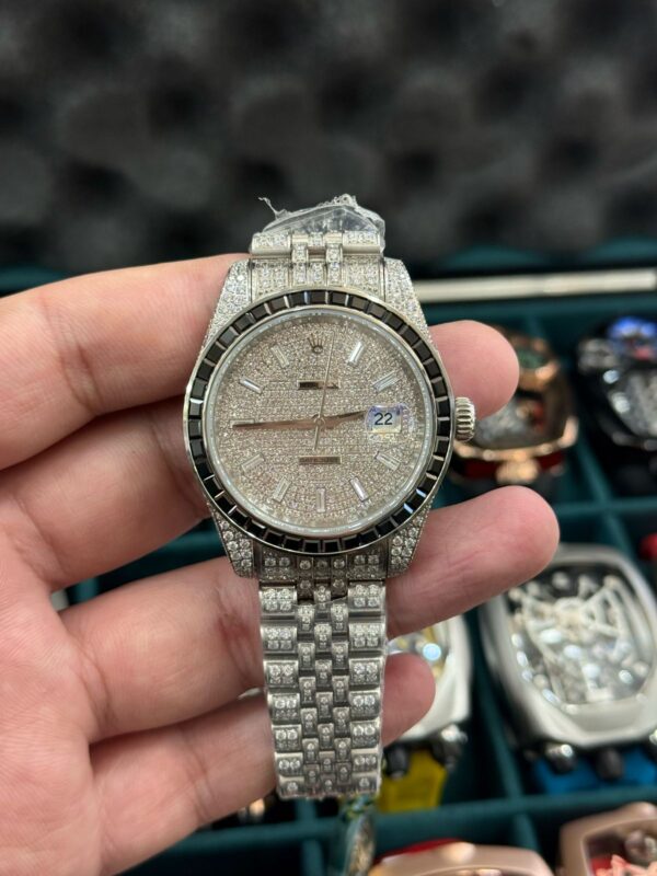 Rolex Datejust Iced out super clone watch