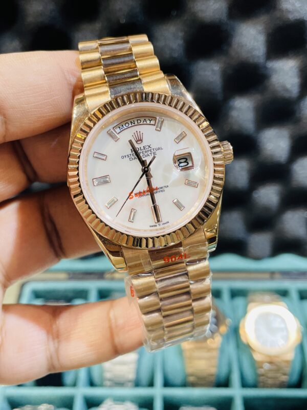 Rolex daydate Mother of pearl dial watch