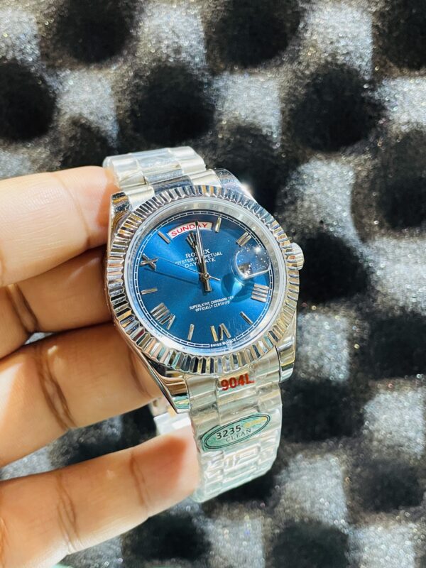 Rolex daydate Blue dial watch