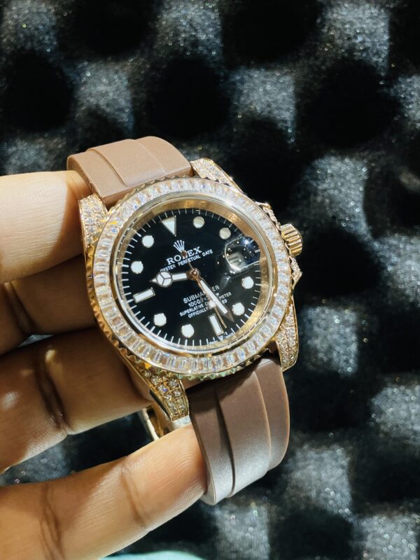 Rolex Submariner Stone Bezel watch