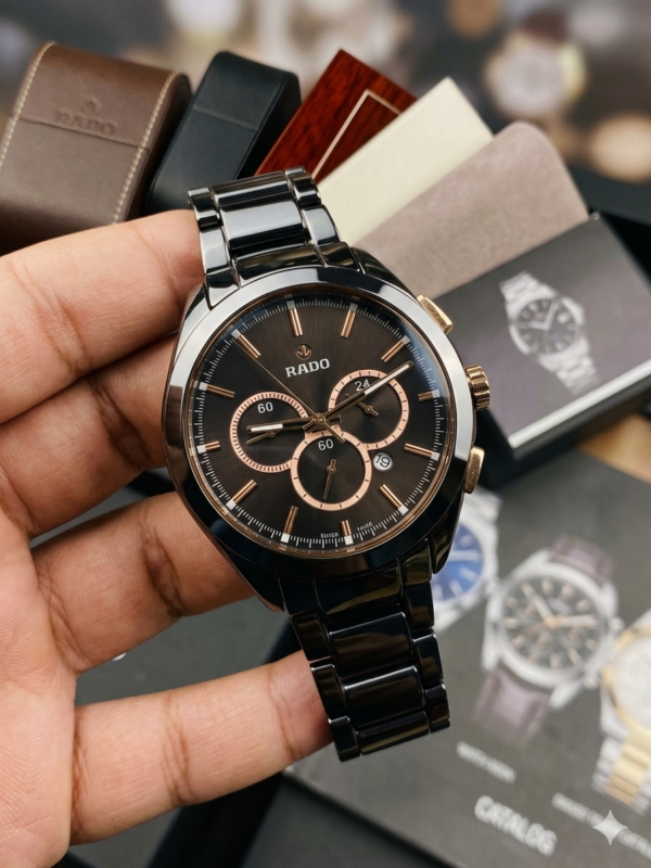 RADO Hyperchrome Black Ceramic Watch