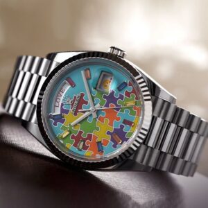 Rolex daydate 36mm puzzle dial watch