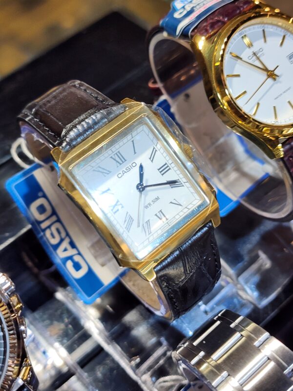 Casio MTP-B190GL-7BVDF Tank Watch
