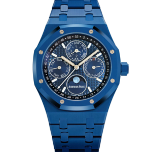 Audemars Piguet Royal Oak Perpetual Calendar Blue Ceramic Blue Dial