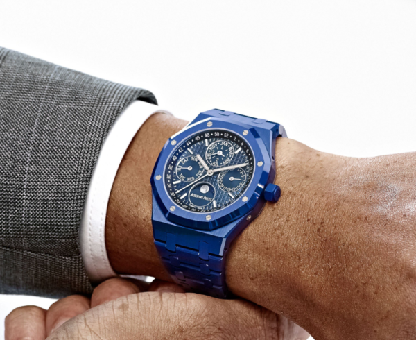 Audemars Piguet Royal Oak Perpetual Calendar Blue Ceramic Blue Dial