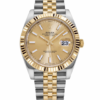 Rolex Datejust 41 Yellow Gold Champagne Dial Jubilee