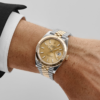 Rolex Datejust 41 Yellow Gold Champagne Dial Jubilee