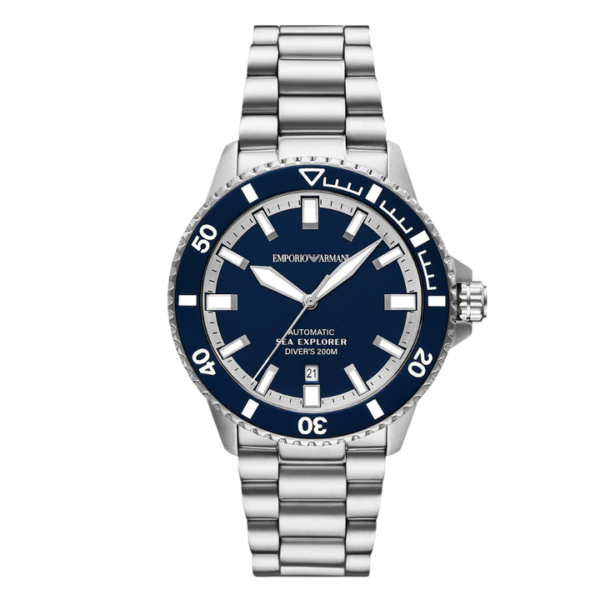 Emporio Armani AR60087 Sea Explorer Blue Dial Automatic Watch