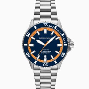 Emporio Armani AR60090 Sea Explorer Blue Dial Automatic Watch