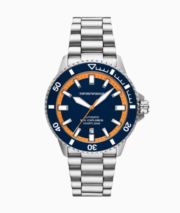 Emporio Armani AR60090 Sea Explorer Blue Dial Automatic Watch