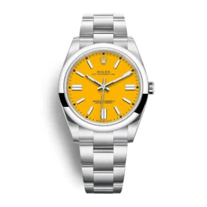 Rolex Oyster perpetual 41mm yellow dial