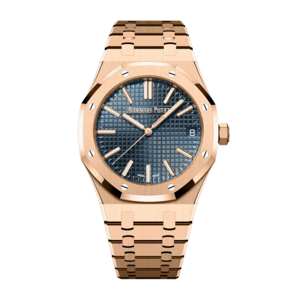 Audemars Piguet Royal Oak Rose Gold Blue Dial 41mm