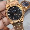 Audemars Piguet Royal Oak Rose Gold Black Dial 41mm