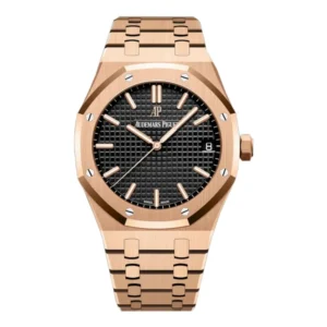 Audemars Piguet Royal Oak Rose Gold Black Dial 41mm