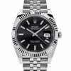 Rolex Datejust 41mm Black Stick Dial Jubilee Bracelet