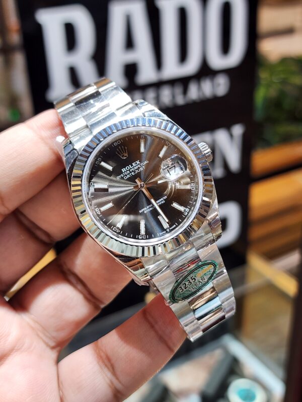 Rolex Datejust 41mm silver stick Dial Oyster Bracelet